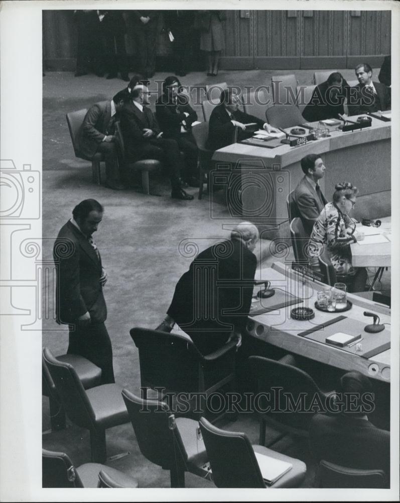 1976 Press Photo UN Security Council in session - Historic Images