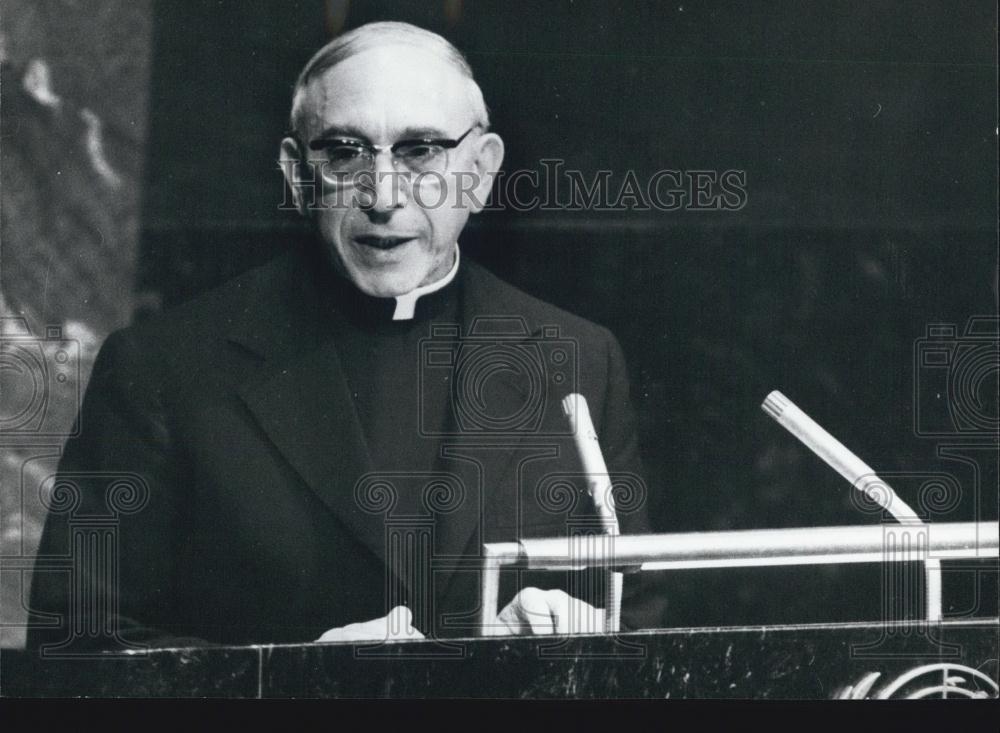 Press Photo Monsignor Agostino Casaroli. Secretary of State of the Vatican - Historic Images