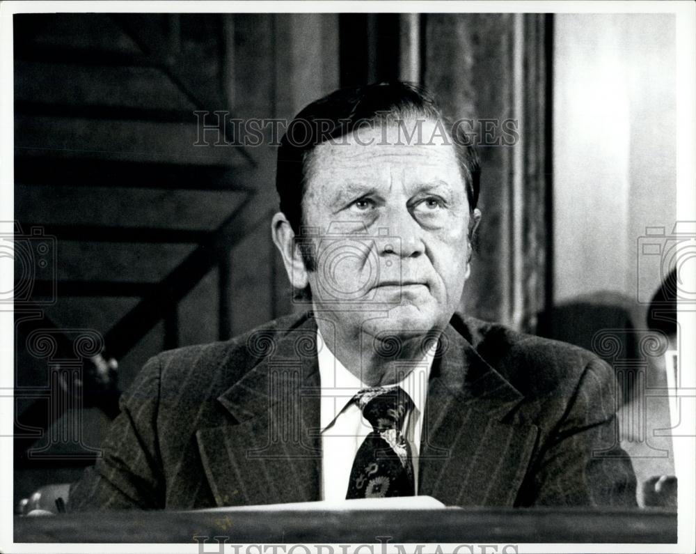 1973 Press Photo Sen. Howard W. Cannon Chairman of the Senate Rules Committee - Historic Images