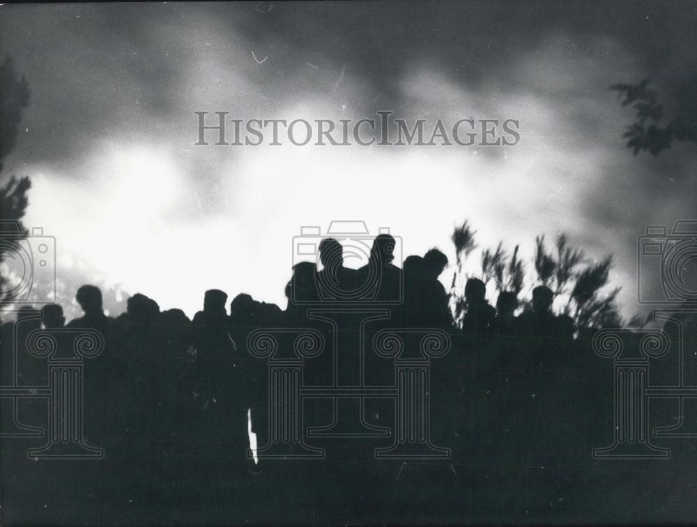 1971 Press Photo Mount Etna - Historic Images