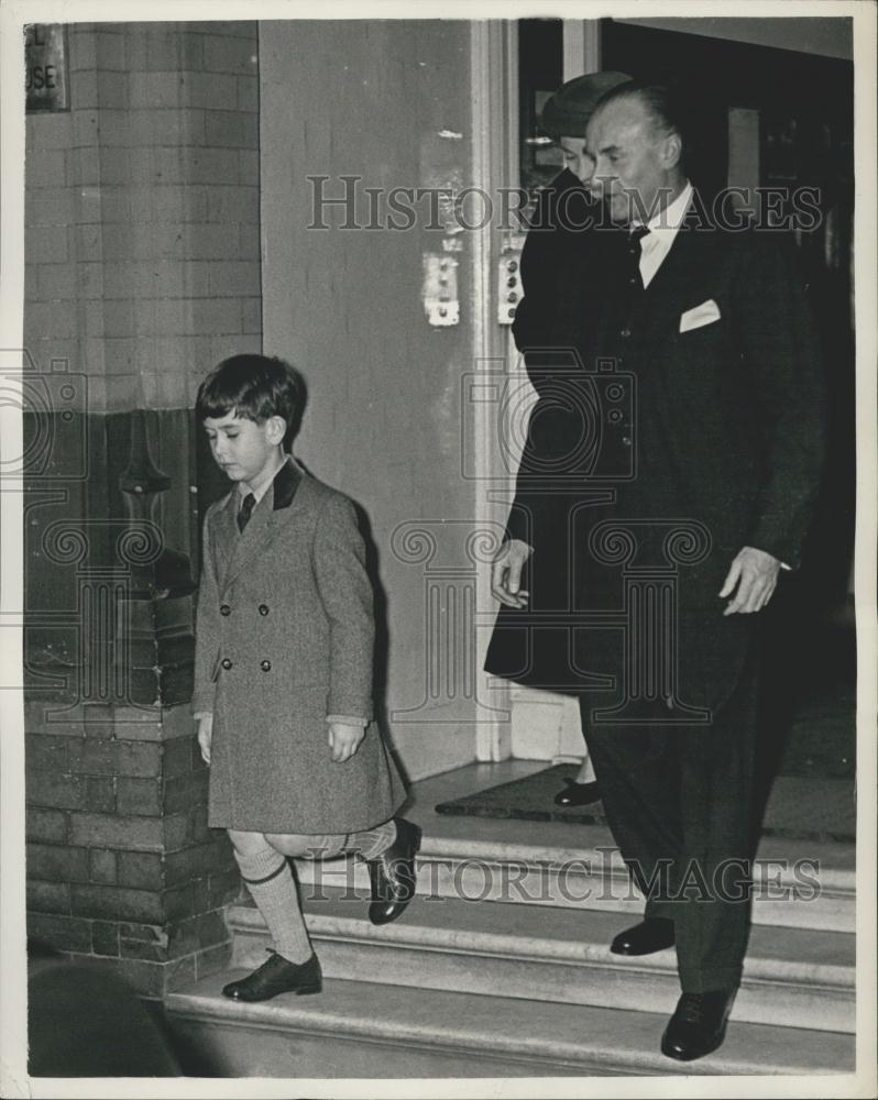 1957 Press Photo Prince Charles Goes to School - Historic Images