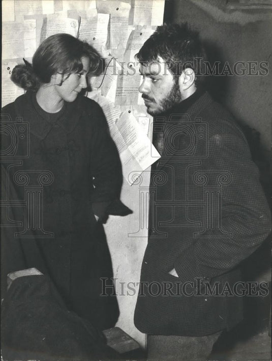 1965 Press Photo Actor Claudio Volonte Stars In The Deputy - Historic Images