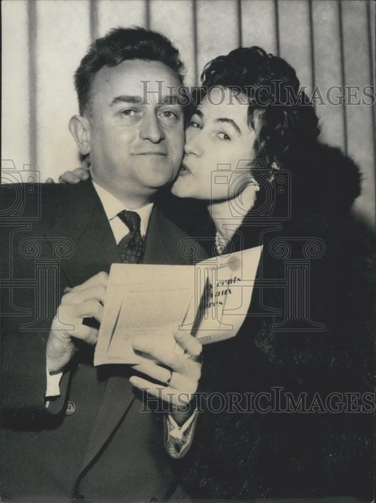 1959 Press Photo Georges Bordonoue Novelist Author French Bookseller's Award - Historic Images