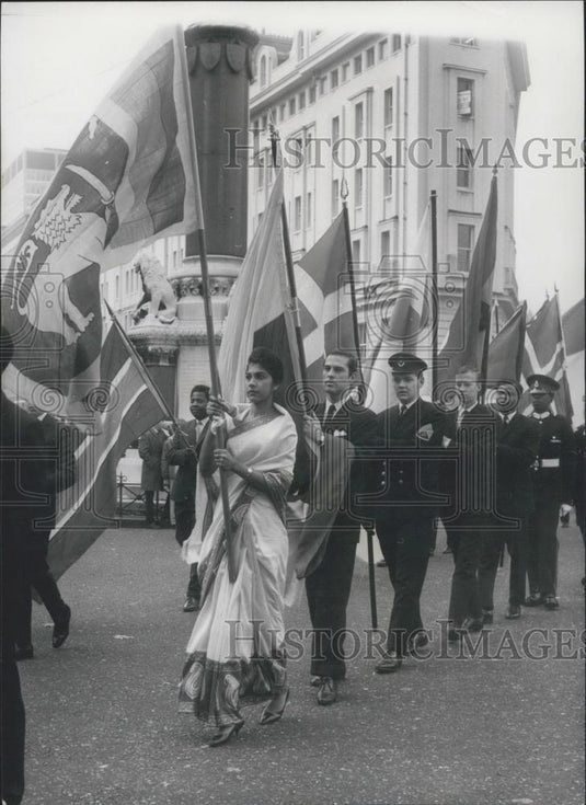 1966 Press Photo United Nations Day, Westminster Abbey - Historic Images