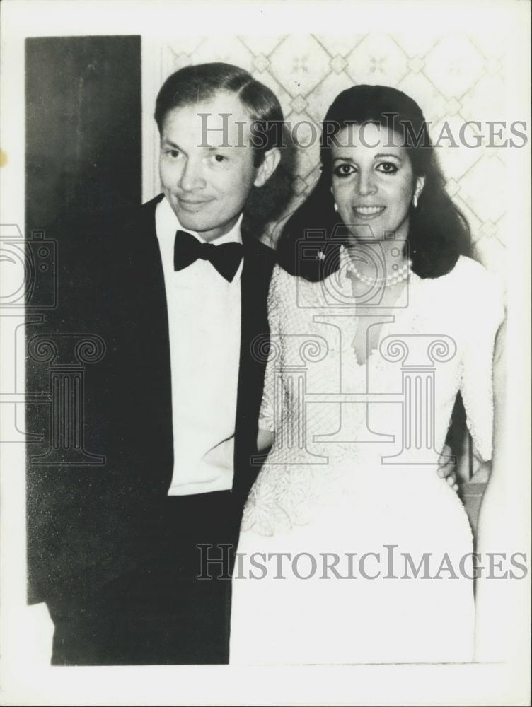 1978 Press Photo Christina Onassis and husband Kauzov - Historic Images