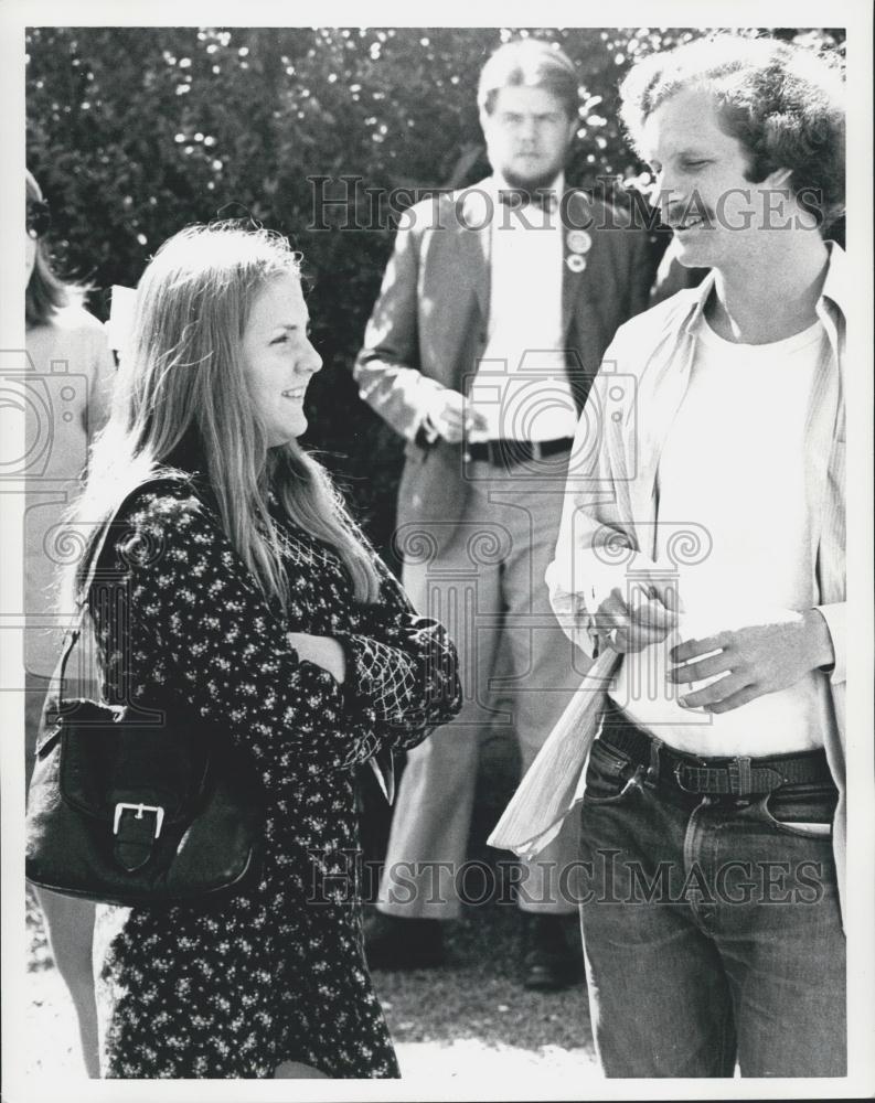 1972 Press Photo Terry McGovern, Democratic Party Campaign - Historic Images