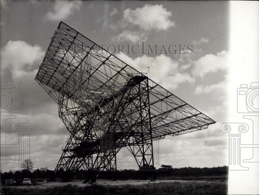 Press Photo Mobile Mirror Reflector Under Construction - Historic Images