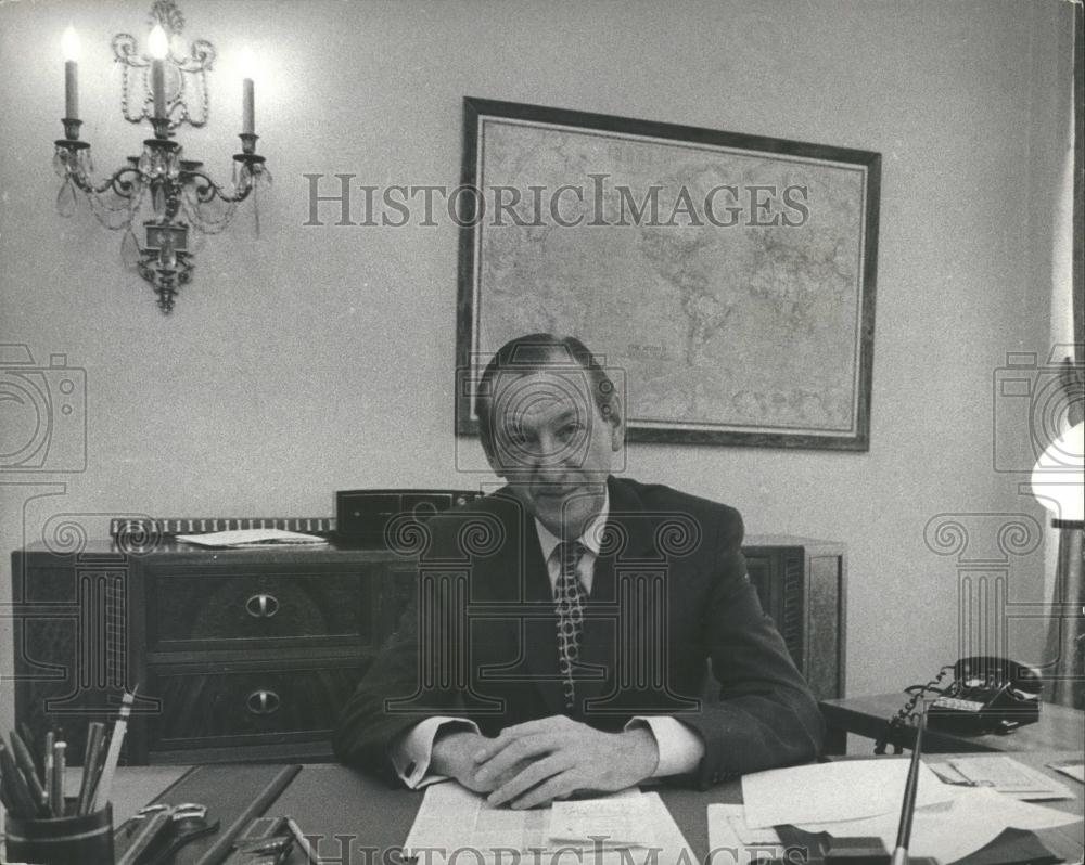 1971 Press Photo UN Secretary General Kurt Waldheim - Historic Images