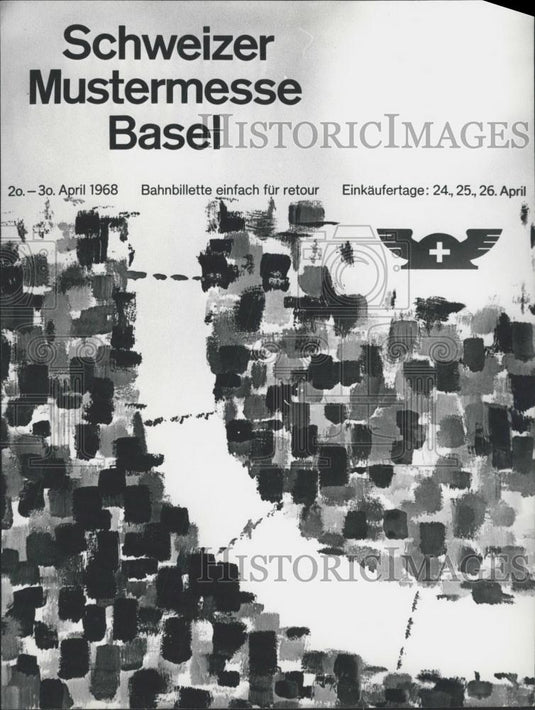 Press Photo Poster for city of Basle, - Historic Images