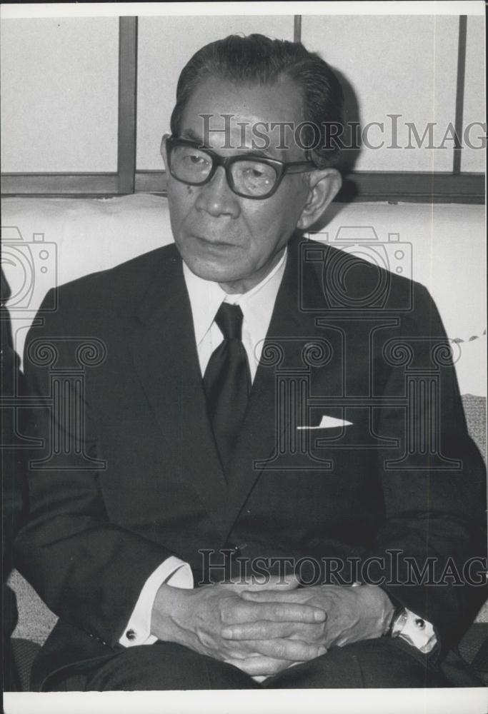 1972 Press Photo Mr. Takeo Miki Foreign Minister - Historic Images