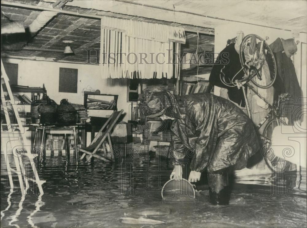 1965 Press Photo South Western France was flooded - Historic Images