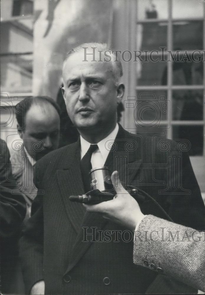 1957 Press Photo M. Pierre Pflimlin - Historic Images