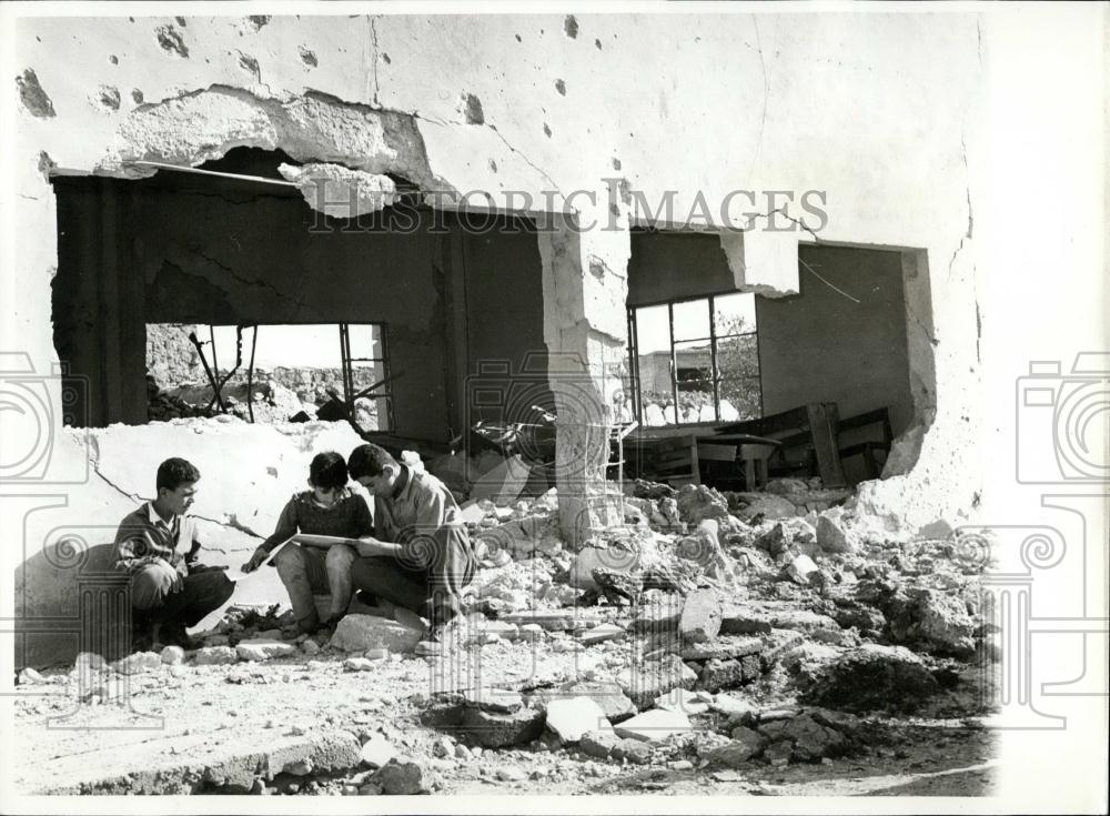 1968 Press Photo Israel Air Raid/Jordan - Historic Images