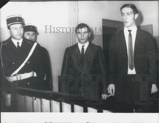 1969 Press Photo East German Skyjackers Get Two Years Von Hof Klent - Historic Images