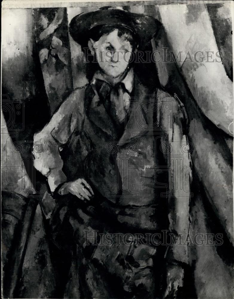 1958 Press Photo Historic Sale at Sotheby's of 7 Impressionist Paintings - Historic Images