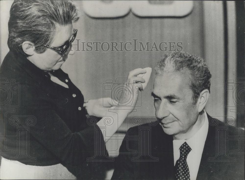 Press Photo Italian Prime Minister Aldo Moro - Historic Images