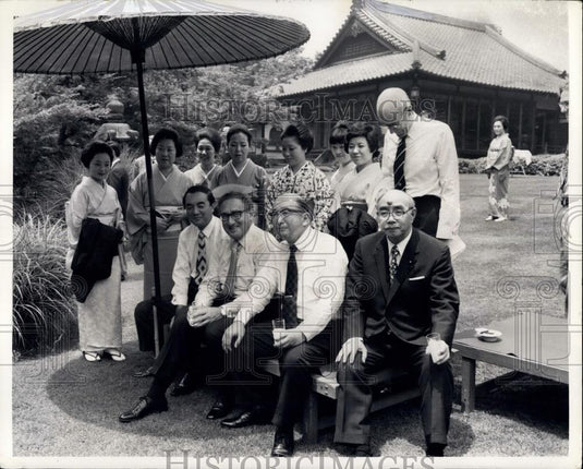1972 Press Photo Henry Kissinger With Yasuhiro Nakasone Liberal Democratic Party - Historic Images
