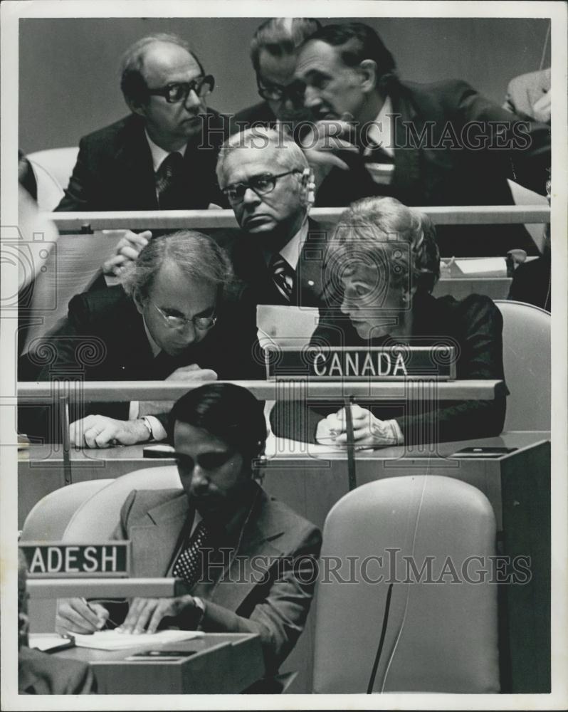 1979 Press Photo United Nations Canadian Foreign Minister Flora MacDonald - Historic Images