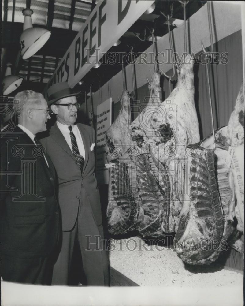 Press Photo American beef on show at Smithfield - Historic Images