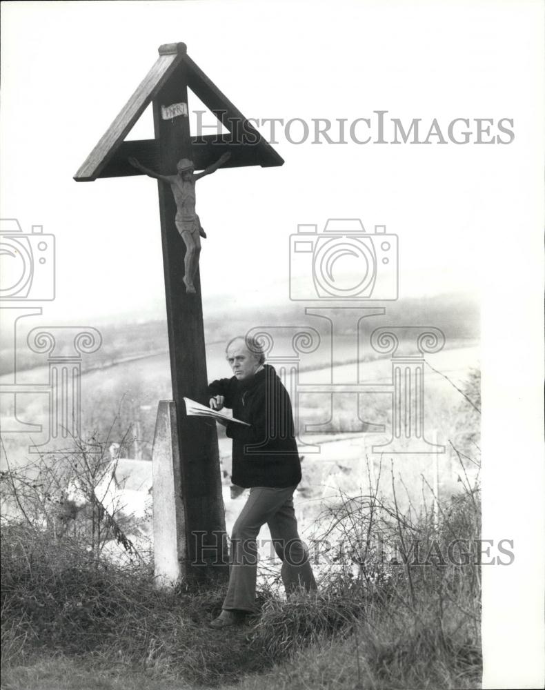 Press Photo Malcolm Williamson, 44 year old Australian Master to the Queen's Mus - Historic Images