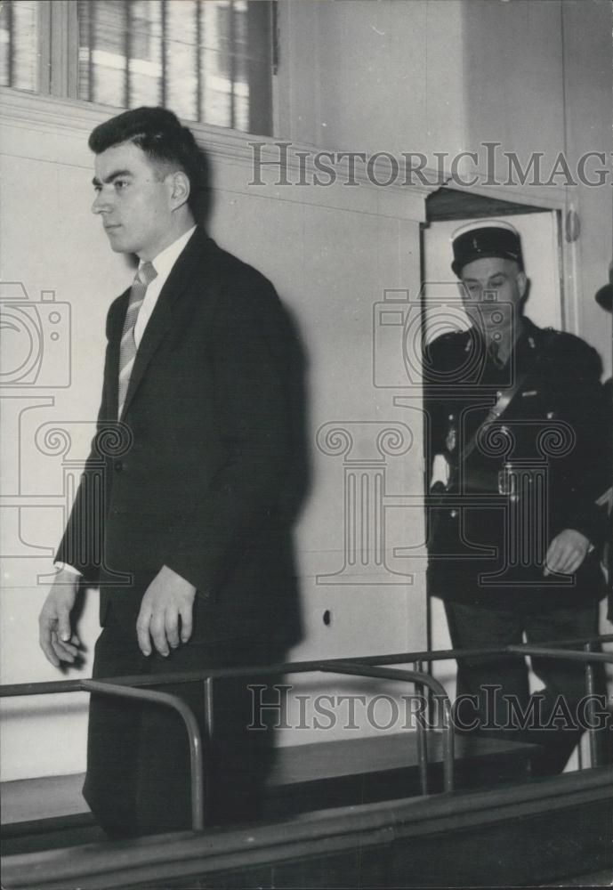 1958 Press Photo Jean Claude Vivier,murderer - Historic Images