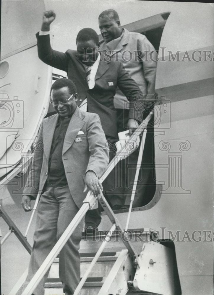 1975 Press Photo Rhodesian: Bishop Abel Muzerewa - Historic Images