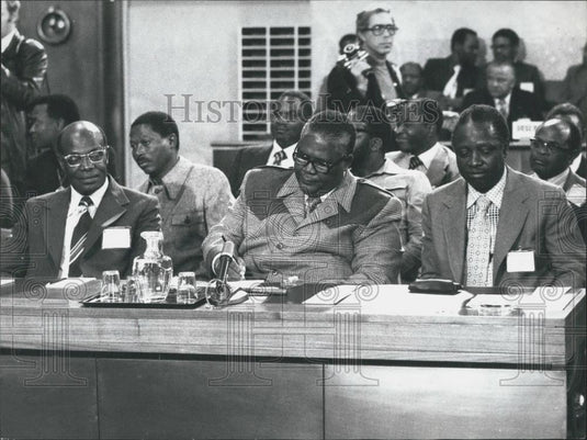 1976 Press Photo African National Council Headed By Joshua Nkomo - Historic Images