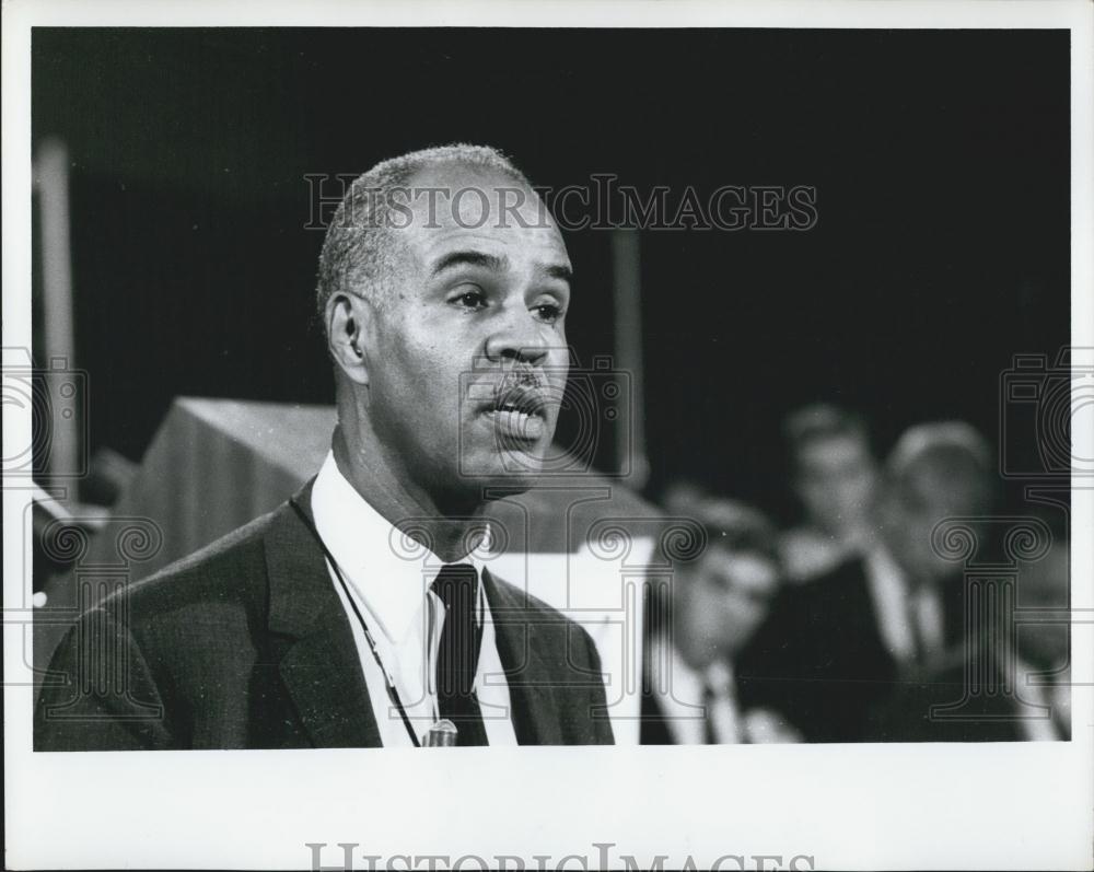 Press Photo Roy Wilkins head of NAACP - Historic Images