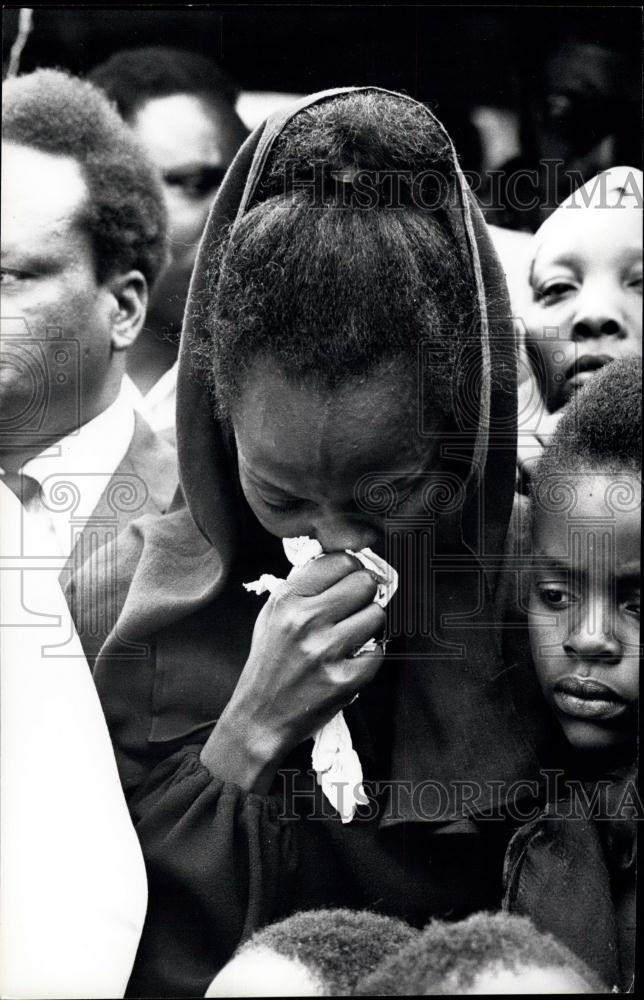 1975 Press Photo Josiah Kariuki funeral: - Historic Images