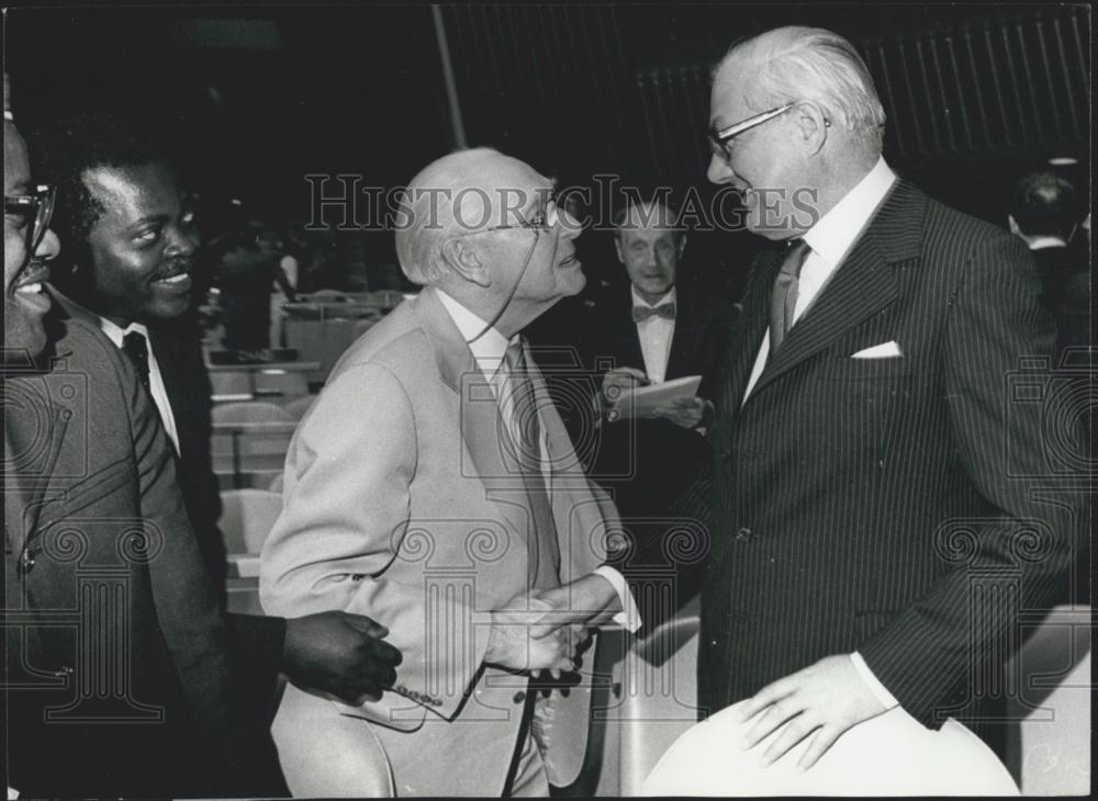 Press Photo Lord Noel-Baker former British delegate to the League of Nations - Historic Images