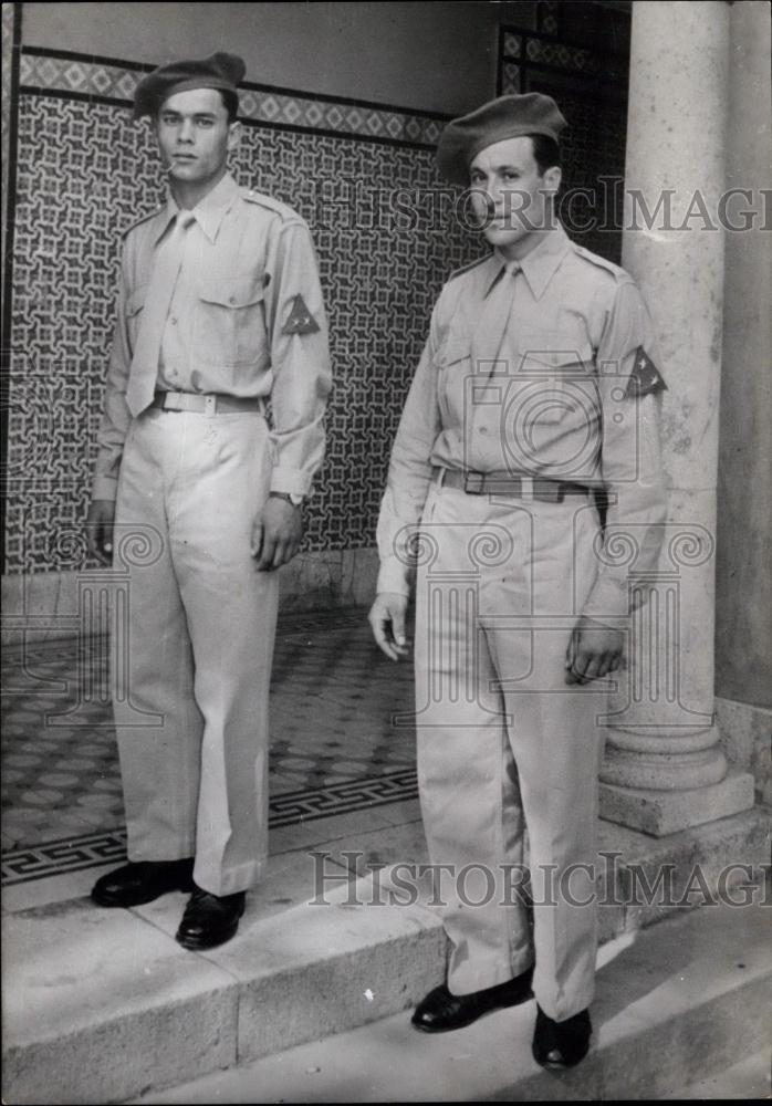 1956 Press Photo The New Tunisian Army uniforms - Historic Images