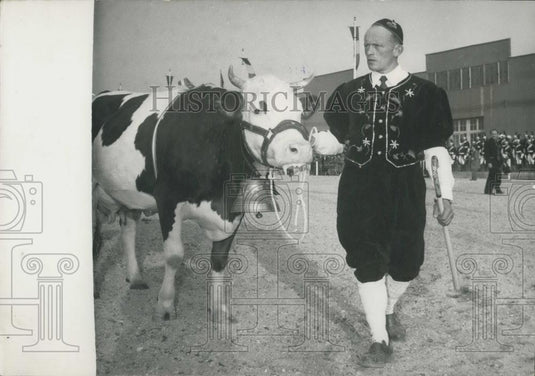 1953 Press Photo Agricultural Show at Versailles - Historic Images