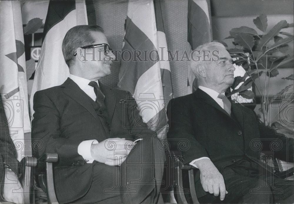 1966 Press Photo Canada Inauguration of the Montreal Subway-Dr. H. Daniel Johnsn - Historic Images