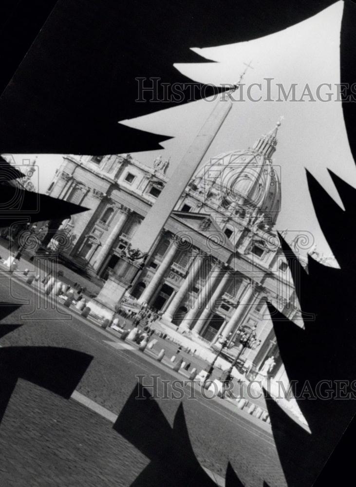 1965 Press Photo The St. Peter Basilica in Rome - Historic Images