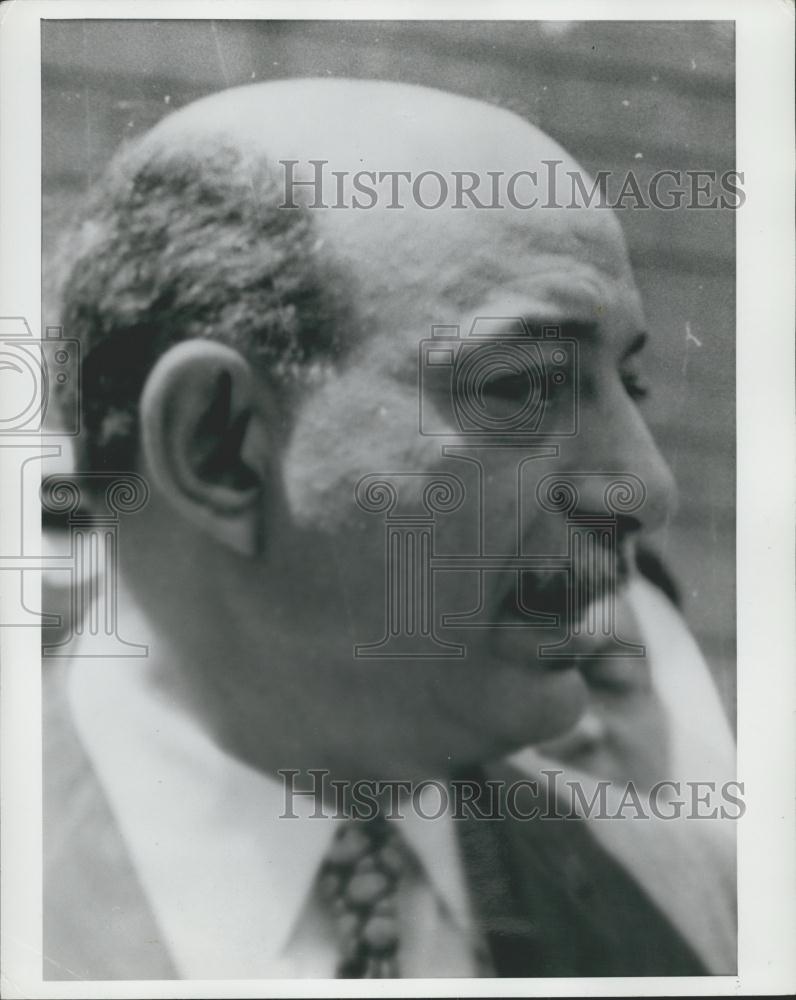 Press Photo Mahmoud Riad Deputy Premier Foreign Minister Egypt - Historic Images