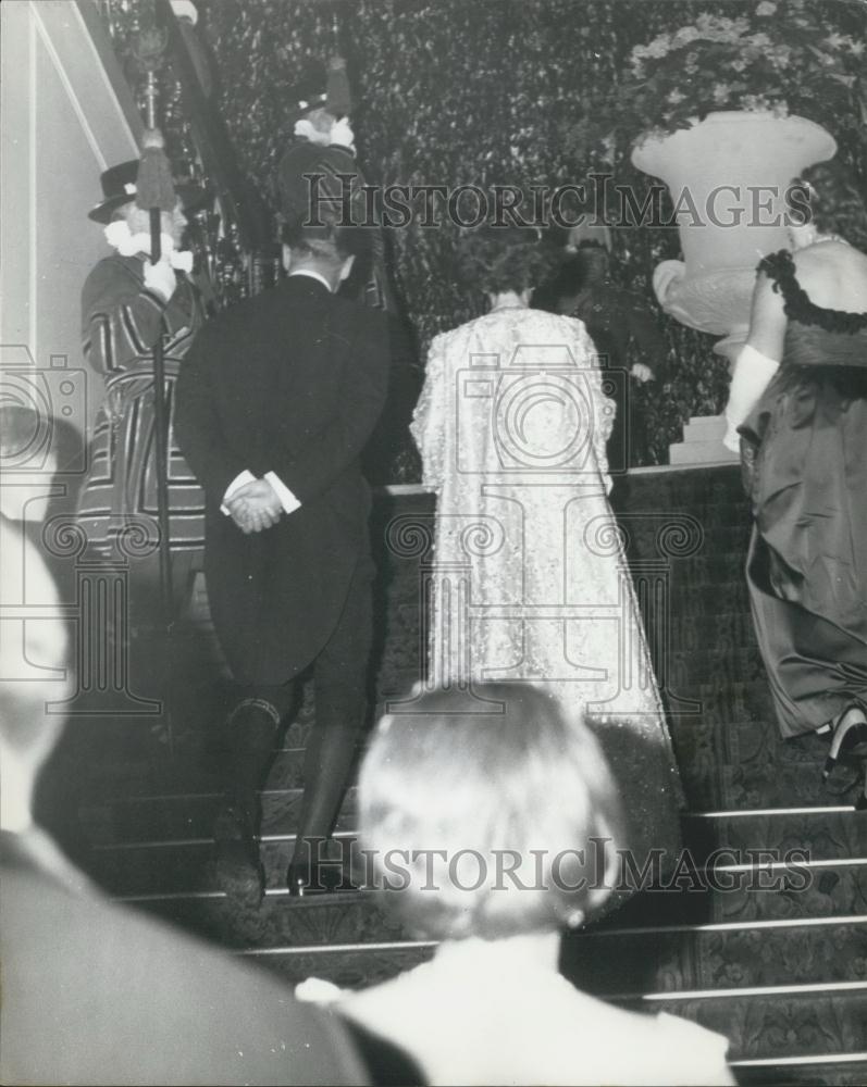 1963 Press Photo Duke of Edinburgh &amp; Queen Fabiola of the Belgians - Historic Images