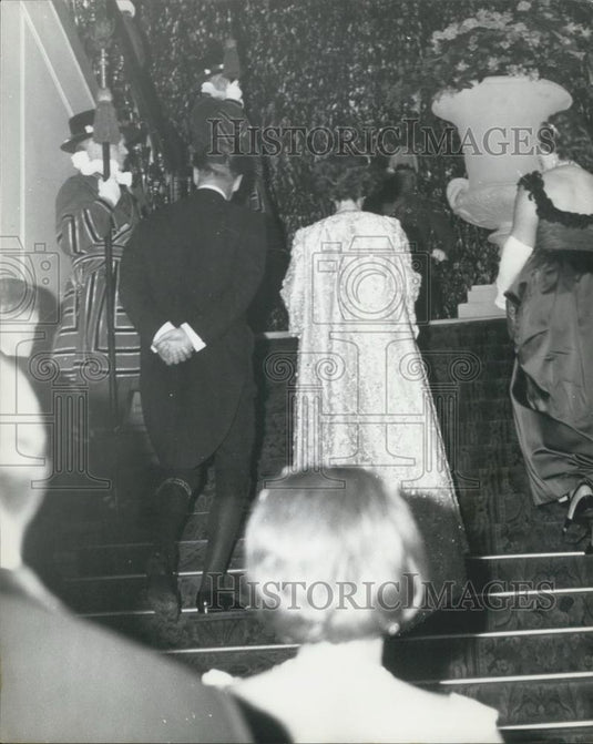 1963 Press Photo Duke of Edinburgh & Queen Fabiola of the Belgians - Historic Images