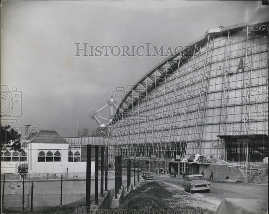 1958 Press Photo Brussels International Exhibition, French, Morocco Pavillion - Historic Images