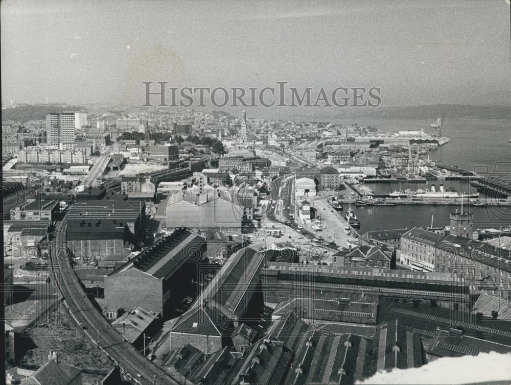 Press Photo Scotland&#39;s Upper Cycle ship builders. - Historic Images