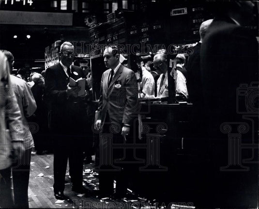 Press Photo New York stock exchange. - Historic Images
