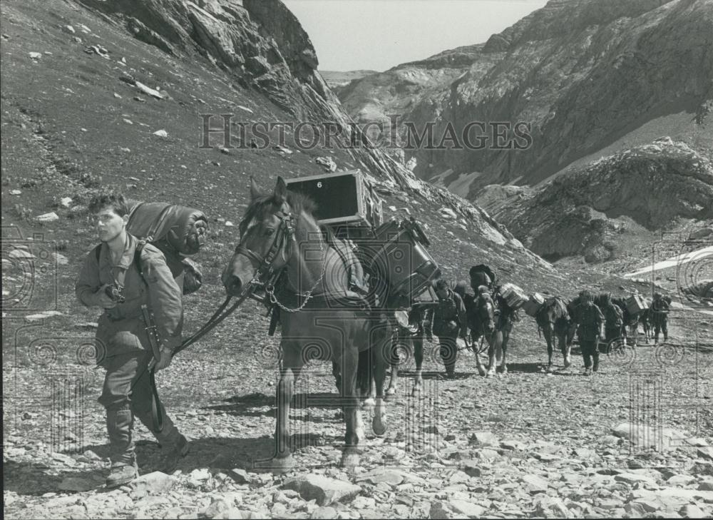 1991 Press Photo Swiss Radio on the Mountains - Historic Images