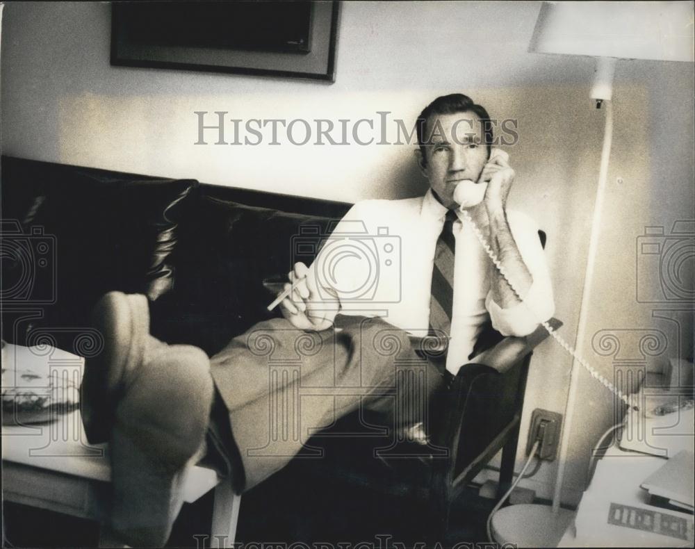 1974 Press Photo Ramsey Clark-democratic candidate for the senate - Historic Images