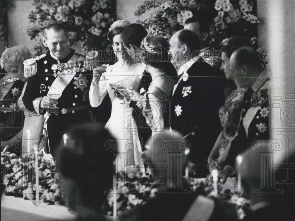 1967 Press Photo Princess Margrethe of Denmark weds - Historic Images