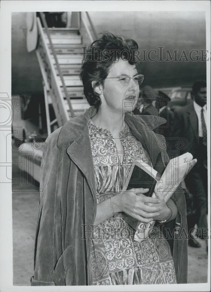 1962 Press Photo Mrs. Mary Dorkenoo British Journalist Expelled by Nkrumah - Historic Images