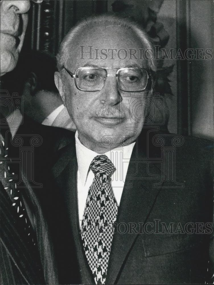 1976 Press Photo Gaetano Stambati Minister of Treasury in Italy - Historic Images