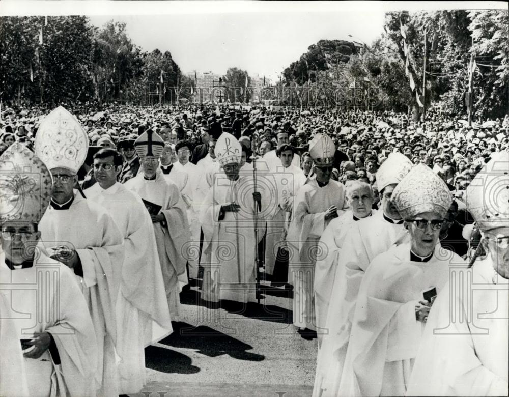 1972 Press Photo VIII National Eucharistic Congress was Officiated in Valencia - Historic Images