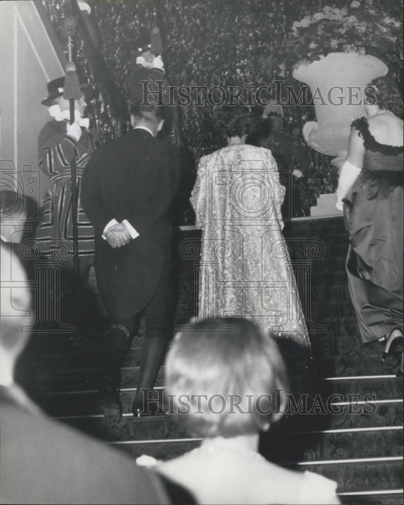 1963 Press Photo Royal Ballet at Covent in Honor Of Belgian Royalty-Qn Fabiola - Historic Images