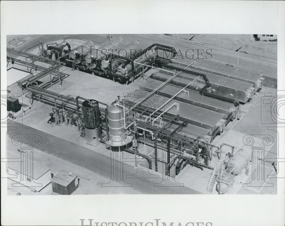 Press Photo Seawater desalting plant at San Diego, Calif - Historic Images