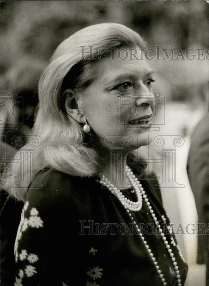 1975 Press Photo Greek actress and politician Melina Mercouri - Historic Images