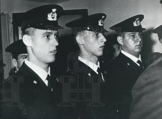 Press Photo Prince Amedeo D'Aosta pictured at Naval College in Livorno - Historic Images